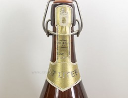 leeuw bier 0,7 liter fles 1956 detail
